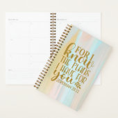 Jeremia 29:11 Bijbel Schrift Weekplanner Planner (Display)