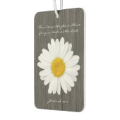 Jeremia 29:11 Bijbel Verse met Rustieke Daisy Luchtverfrisser (Links)