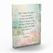 Jeremia 29:11 Bijbelvers Afbeelding Fotoblokken (Links)