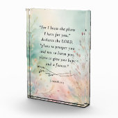 Jeremia 29:11 Bijbelvers Afbeelding Fotoblokken (Rechts)