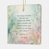 Jeremia 29:11 Bijbelvers Afbeelding Keramisch Ornament (Links)