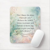 Jeremia 29:11 Bijbelvers Afbeelding Muismat (Met muis)