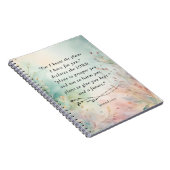 Jeremia 29:11 Bijbelvers Afbeelding Notitieboek (Rechterzijde)