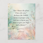  Jeremia 29:11 Bijbelvers Briefkaart (Voorkant)