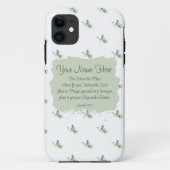 Jeremia 29:11 Bijbelvers personaliseren Case-Mate iPhone Case (Achterkant)