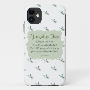 Jeremia 29:11 Bijbelvers personaliseren Case-Mate iPhone Case