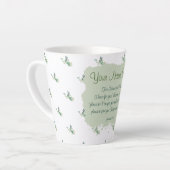 Jeremia 29:11 Bijbelvers personaliseren Latte Mok (Linkerhoek)