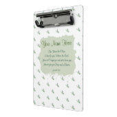 Jeremia 29:11 Bijbelvers personaliseren Mini Klembord (Angled2)