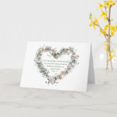 Jeremia 29:11 Bloemenhart Kaart (Gele Bloem)