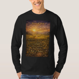 Jeremia 29:11 Christelijke Heren Lange Mouwen T-sh T-shirt