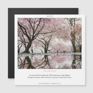Jeremia 29:11 GODS BELOFTEN SCRIPIX magneetkaart Magnetische Uitnodiging