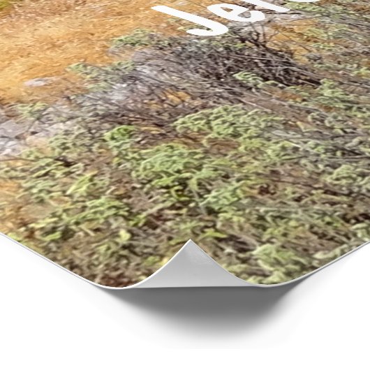 Jeremia 29:11 Gods Plannen Bijbel Vers Levendig Poster (Hoek)