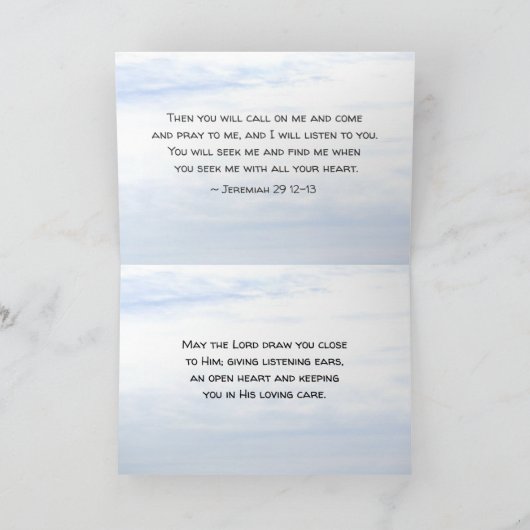 Jeremia 29:11 Ik ken de plannen die ik met Ierland Kaart (Binnen)