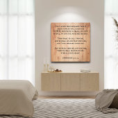 Jeremia 29:11 Koning James Bijbel Schrift Poster