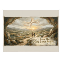 Jeremia 29:11 Schriftposter | Christelijke Muur