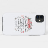 Jeremia 29 11 - want ik ken de plannen - Floral Case-Mate iPhone Case (Achterkant (horizontaal))