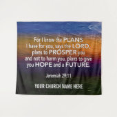 Jeremia 29:11 WANT IK WEET WELKE PLANNEN Wandkleed (Voorkant (horizontaal))