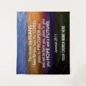 Jeremia 29:11 WANT IK WEET WELKE PLANNEN Wandkleed (Voorkant)