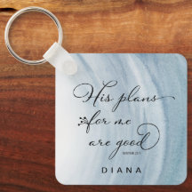 Jeremia 29:11 Zijn plannen voor mij zijn goed Blau