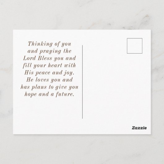 Jeremia 30 17 Ik zal uw gezondheid Bijbel herstell Briefkaart (Achterkant)