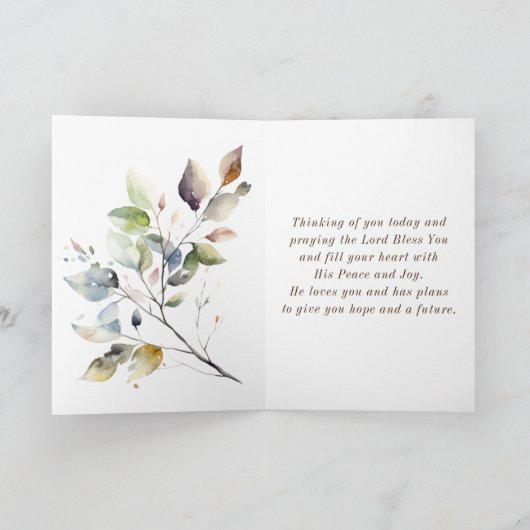 Jeremia 30 17 Ik zal uw gezondheid Bijbel herstell Kaart (Binnen)