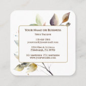 Jeremia 30 17 Ik zal uw gezondheid Bijbel herstell Vierkante Visitekaartje (Achterkant)