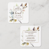 Jeremia 30 17 Ik zal uw gezondheid Bijbel herstell Vierkante Visitekaartje (Voorkant / Achterkant)