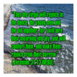 Jeremia 31:13 WEBU Perfect Poster