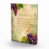 Jeremia 33:3 Christelijk Bijbelvers Fotoblokken (Rechts)