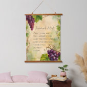 Jeremia 33:3 Christelijk Bijbelvers Hangend Wandkleed (Slaapkamer)