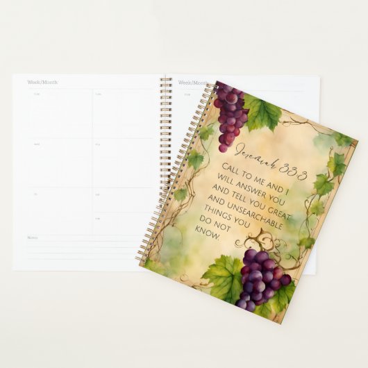 Jeremia 33:3 Christelijk Bijbelvers Planner (Display)