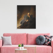 Jeremia beweent de verwoesting van Jeruzalem Canvas Afdruk (Insitu (Woonkamer))