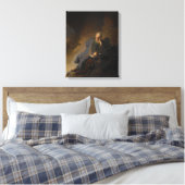 Jeremia beweent de verwoesting van Jeruzalem Canvas Afdruk (Insitu (Slaapkamer))