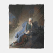 Jeremia Lamenting over de Herfst van Jeruzalem, Re Fleece Deken (Voorkant)