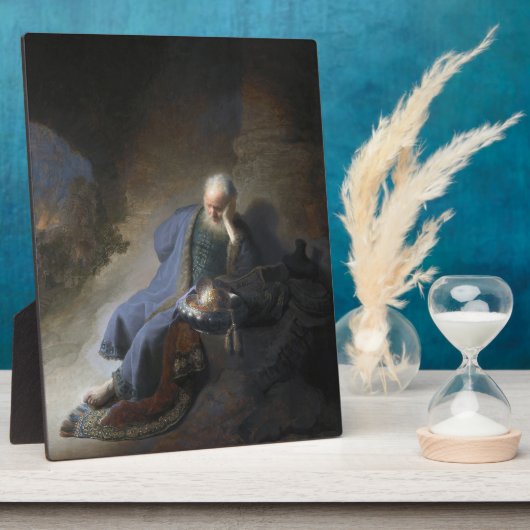 Jeremia Lamenting over de Herfst van Jeruzalem, Re Fotoplaat (Zijkant)