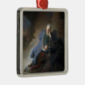 Jeremia Lamenting over de Herfst van Jeruzalem, Re Metalen Ornament (Rechts)