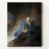 Jeremia Lamenting over de Herfst van Jeruzalem, Re Notitieboek (Achterkant)