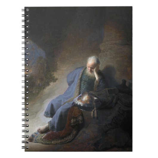 Jeremia Lamenting over de Herfst van Jeruzalem, Re Notitieboek (Voorkant)