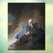 Jeremia Lamenting over de Herfst van Jeruzalem, Re Raamsticker (Vel 3)