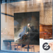 Jeremia Lamenting over de Herfst van Jeruzalem, Re Raamsticker (Cafe Raam)