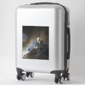 Jeremia Lamenting over de Herfst van Jeruzalem, Re Sticker (Koffer)