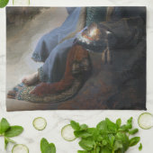 Jeremia Lamenting over de Herfst van Jeruzalem, Re Theedoek (Gevouwen)