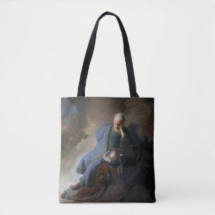 Jeremia Lamenting over de Herfst van Jeruzalem, Re Tote Bag