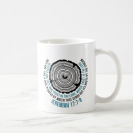Jeremiah 17:7-8 Boom Rings Koffiemok