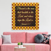 Jeremiah 17-7 canvas afdruk (Insitu (Woonkamer))