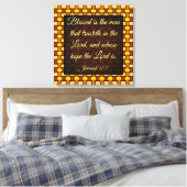 Jeremiah 17-7 canvas afdruk (Insitu (Slaapkamer))