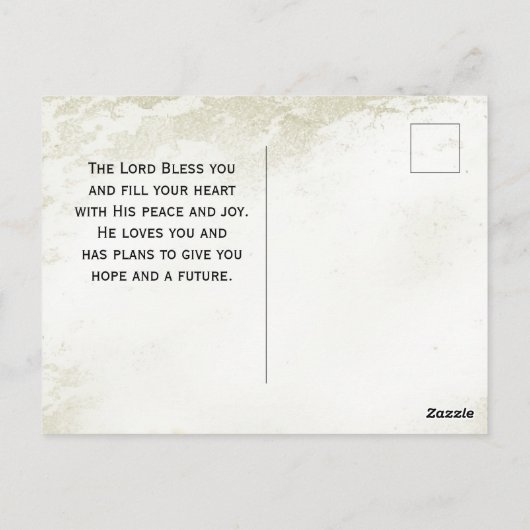 Jeremiah 17:7 Verzegelde het Man dat de Heer vertr Briefkaart (Achterkant)