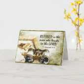 Jeremiah 17:7 Verzegelde het Man dat de Heer vertr Kaart (Gele Bloem)