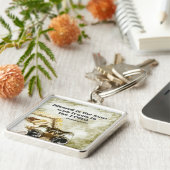 Jeremiah 17:7 Verzegelde het Man dat de Heer vertr Sleutelhanger (Zijkant)