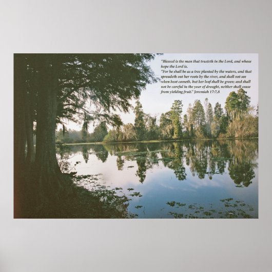 Jeremiah 17 — horizontaal poster (Voorkant)